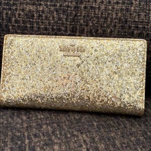 Kate spade gold wallet